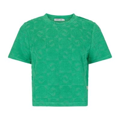 Araminta James Cruise Terry Top Tropical Green - Image 1