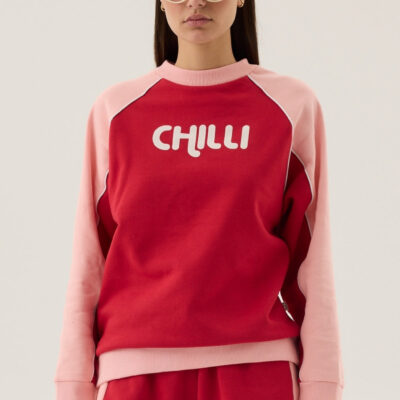 Araminta James Chilli Sweatshirt Poppy Red - Image 2