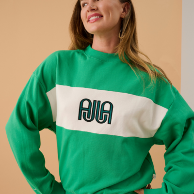 Araminta James AJ Sweatshirt Tropical Green - Image 2