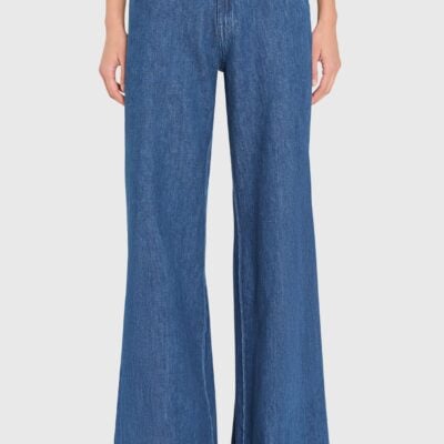 Amanda Uprichard Thalia Wide-Leg Jeans - Image 1