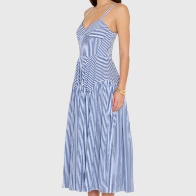 Amanda Uprichard Spencer Midi Dress - Image 2