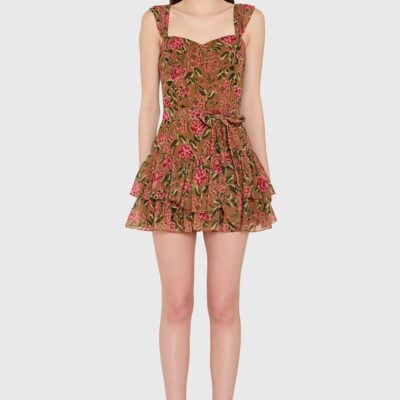Amanda Uprichard Kendra Skort Romper - Image 1