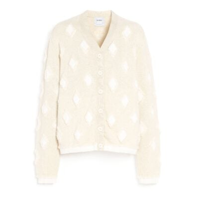 Barrie Argyle Motif Cashmere Cardigan - Image 1