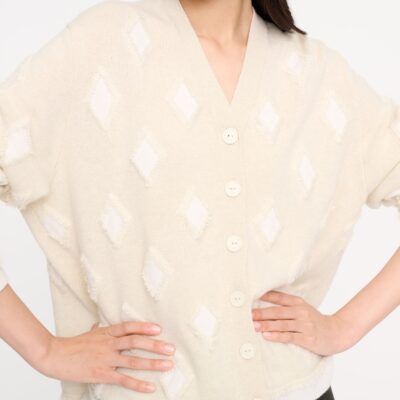 Barrie Argyle Motif Cashmere Cardigan - Image 2