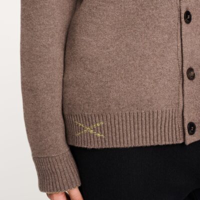 Barrie Double-faced Cashmere Cardigan - Image 2