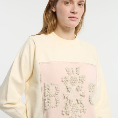 Barrie Sweatshirt With Barrie Logo Cashmere Patch - Image 2
