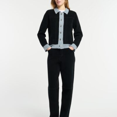 Barrie Suede-effect trousers - Image 2