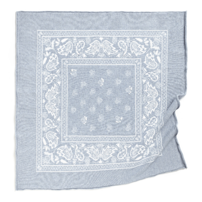 Barrie Bandana in Cashmere and Cotton - Image 1