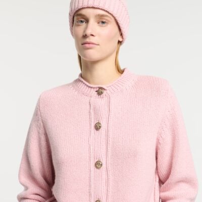 Barrie Chunky Cashmere Beanie - Image 2