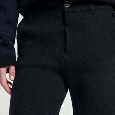 Barrie Chunky Cashmere Trousers - Image 2