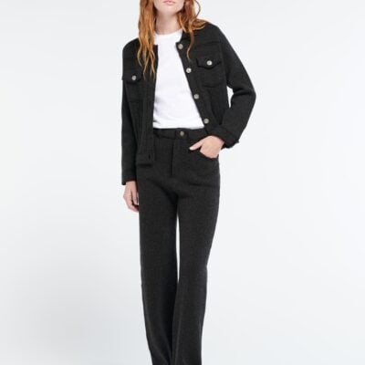 Barrie Denim Cashmere and Cotton Trousers - Image 2