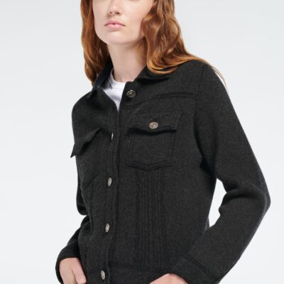 Barrie Denim Regular Cashmere and Cotton Jacket - Image 2