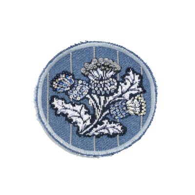 Barrie Cashmere and Cotton Embroidered Patch - Image 1
