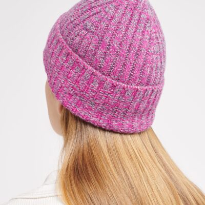 Barrie Mottled Cashmere Beanie - Image 2