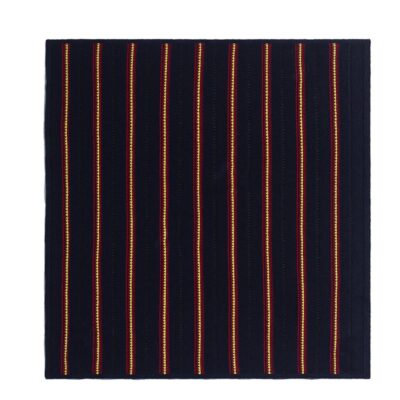Barrie Striped Cashmere and Cotton Foulard - Image 1