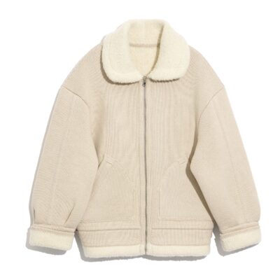 Barrie Cashmere and Alpaca Bomber Jacket - Image 1