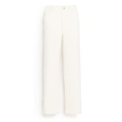 Barrie Denim Cashmere and Cotton Boyfriend Trousers - Image 1