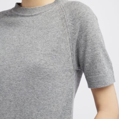 Barrie Cashmere Short Sleeved Top - Image 2