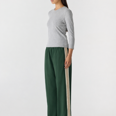 Bassike Wide Leg Athletic Tape Pant - Image 2