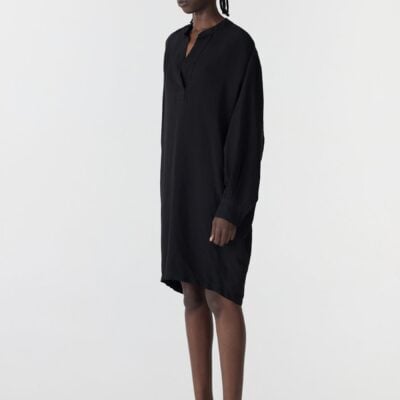 Bassike Viscose Linen Popover Dress - Image 2