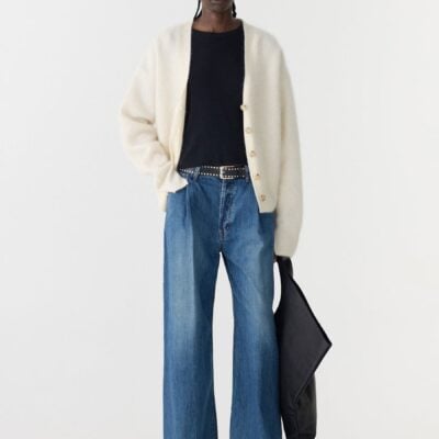 Bassike Superfine Merino Cardigan - Image 1