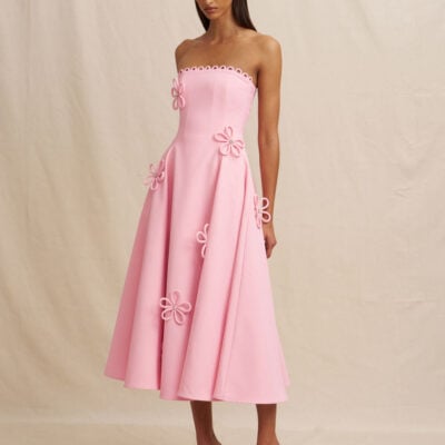 BY JOHNNY. Sky Flower Strapless Dress - Image 1