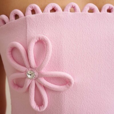 BY JOHNNY. Sky Flower Strapless Dress - Image 2