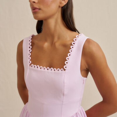 BY JOHNNY. Nova Scallop Midi Dress - Image 2