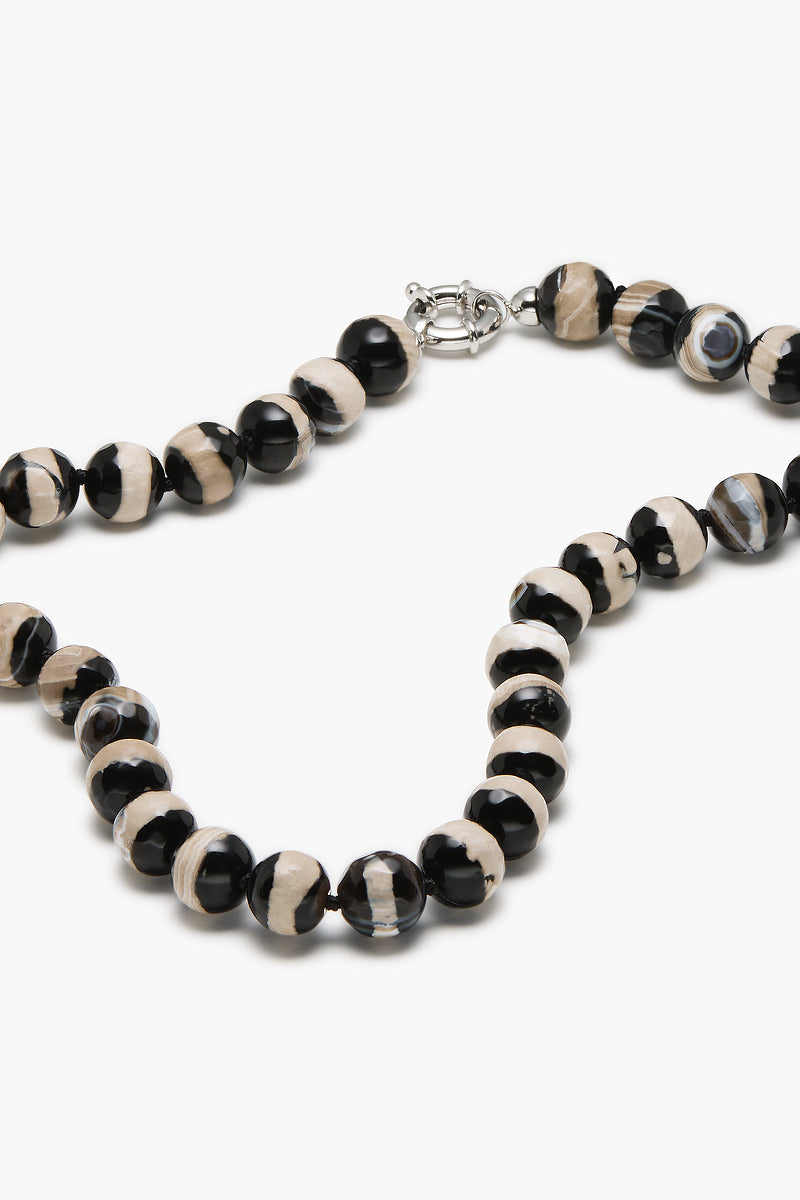 MNBLA170826011713009_2 Blanca Tasmin Necklace Black & White - Image 2
