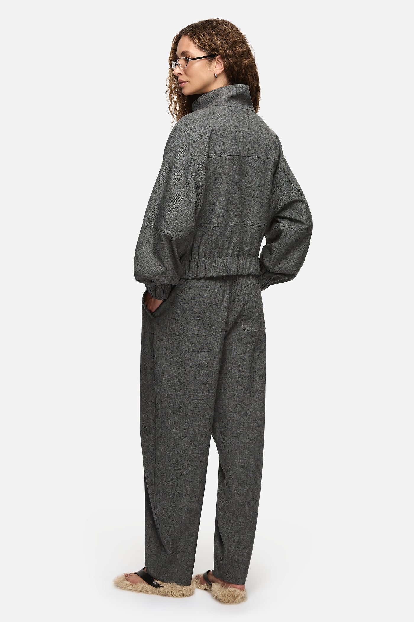 MNBLA170826011713015_3 Blanca Sid Trousers Charcoal - Image 3