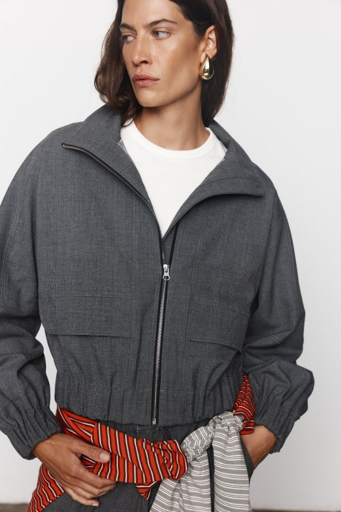 MNBLA170826011713017_2 Blanca Sid Jacket Charcoal - Image 2