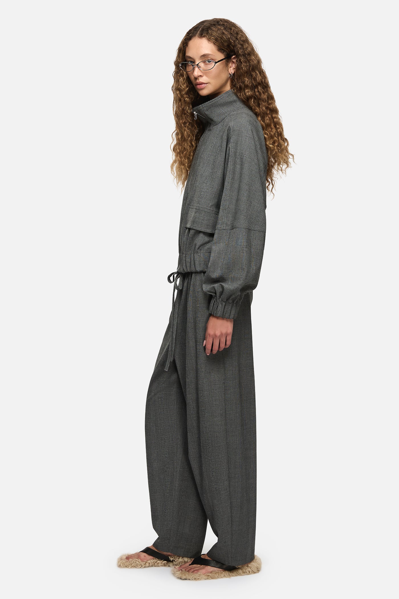 MNBLA170826011713017_3 Blanca Sid Jacket Charcoal - Image 3