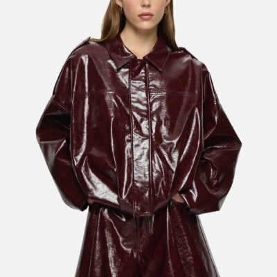 Blanca Rita Bomber Burgundy - Image 1