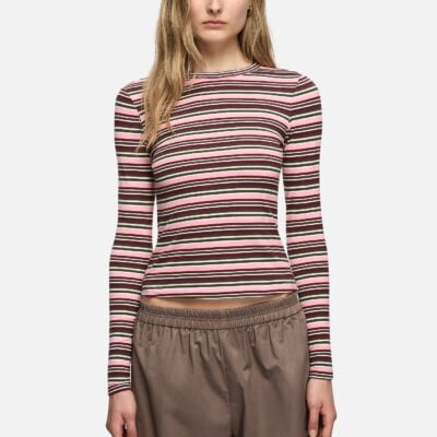 Blanca Penny Tee Burgandy - Image 1