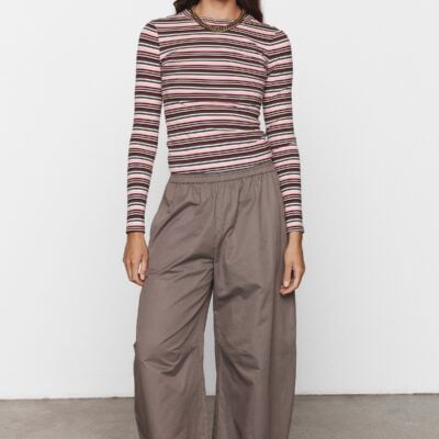 Blanca Penny Tee Burgandy - Image 2