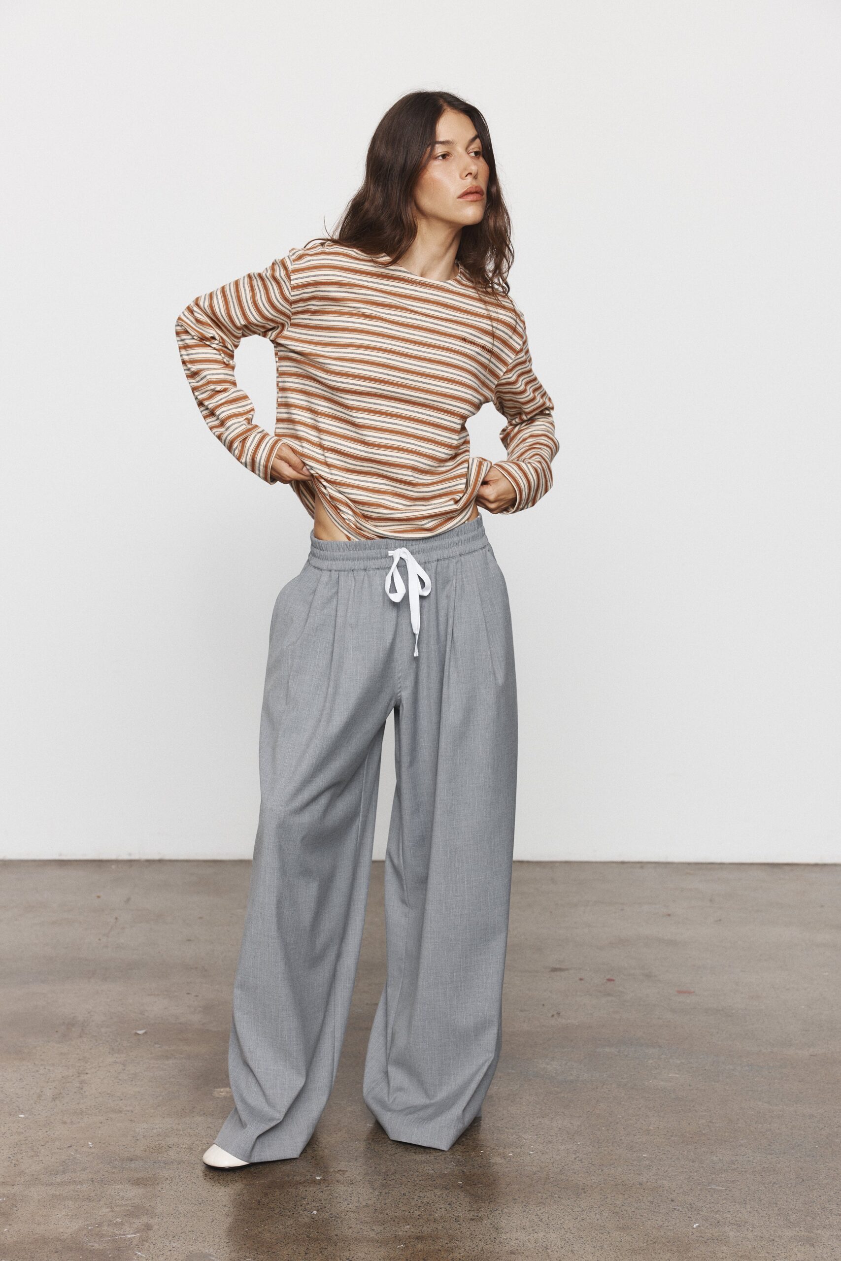 MNBLA170826011713031_2 Blanca Mavis Trousers Grey - Image 2