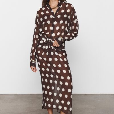 Blanca Linnea Skirt Brown - Image 2