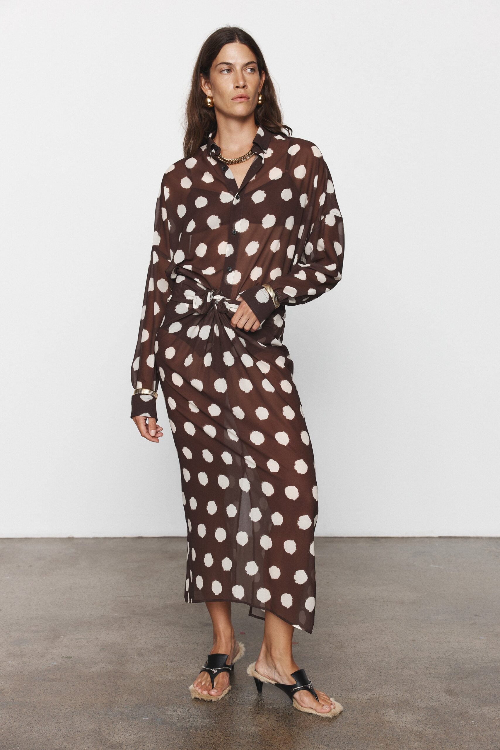 Blanca Linnea Skirt Brown - Image 2