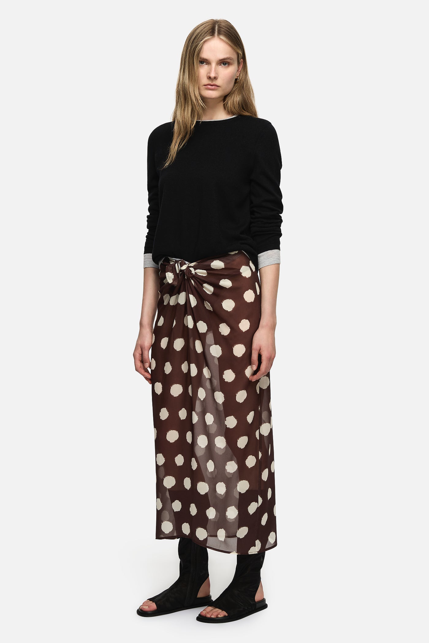 Blanca Linnea Skirt Brown - Image 3