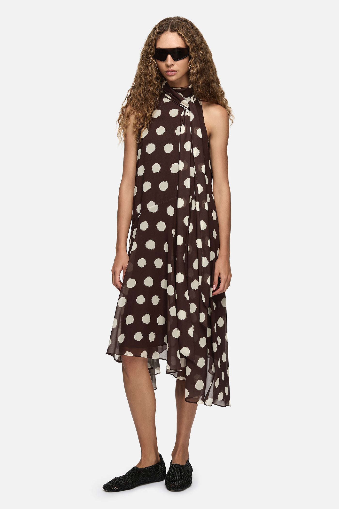 Blanca Linnea Dress Brown - Image 1