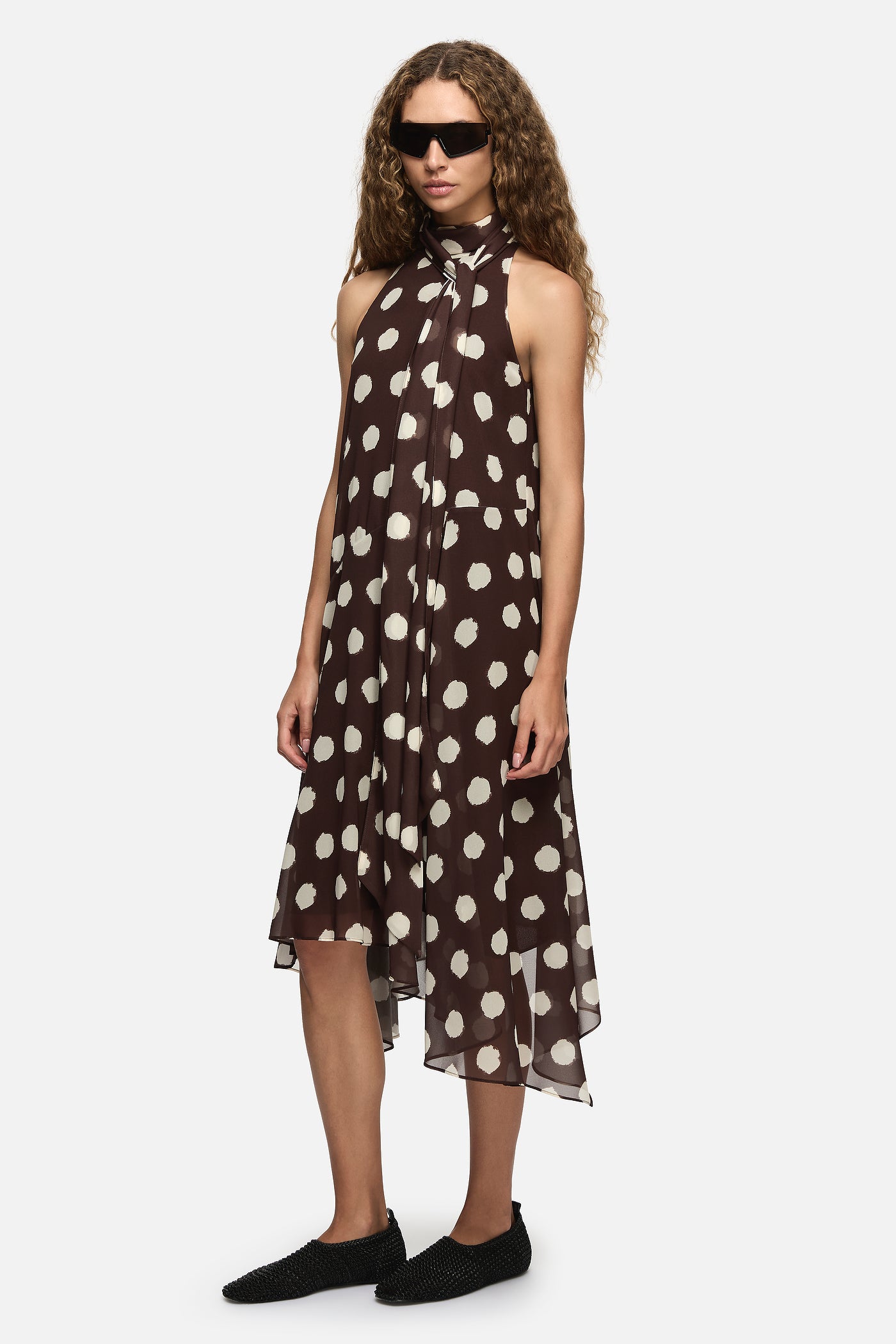 MNBLA170826011713037_3 Blanca Linnea Dress Brown - Image 3
