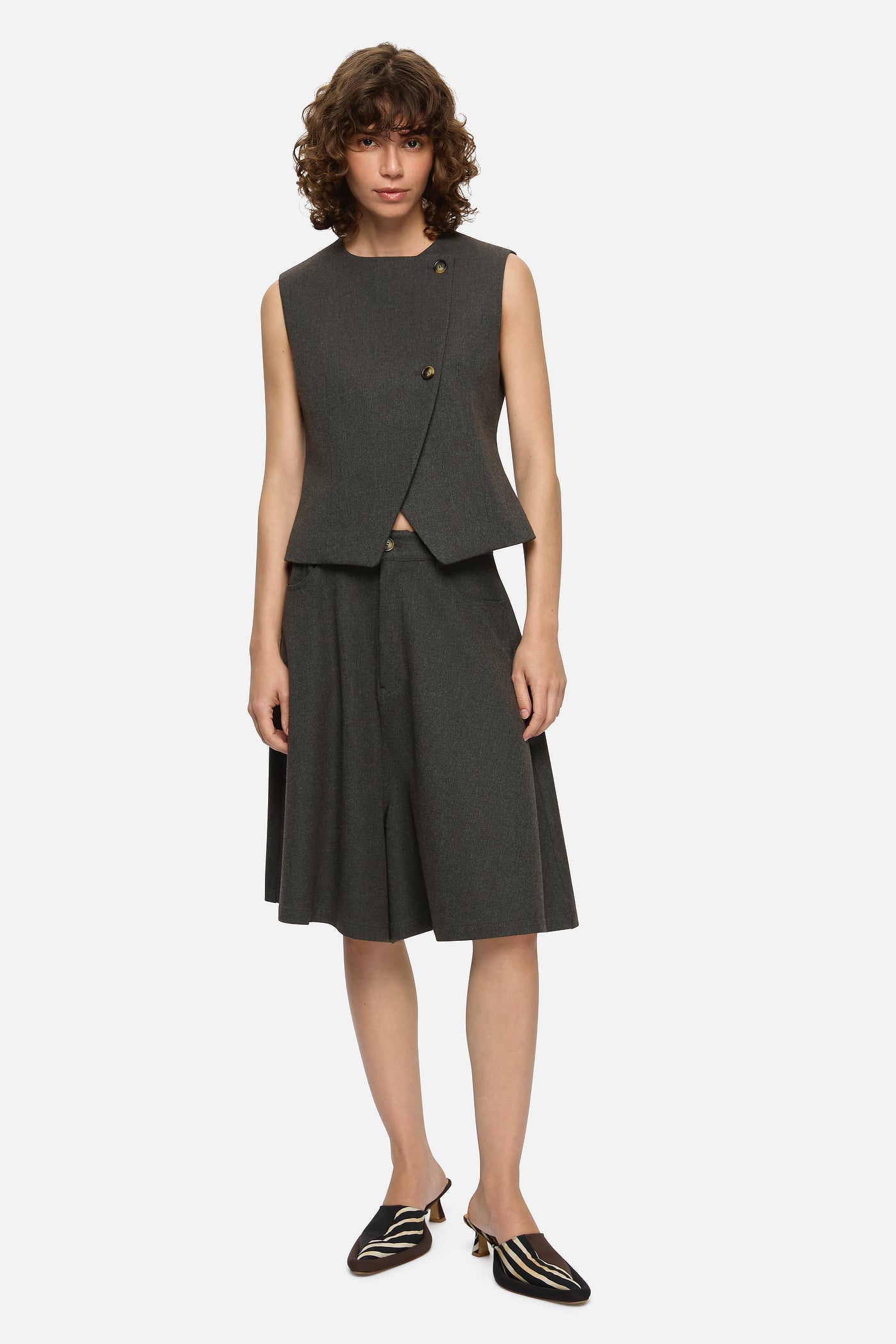 MNBLA170826011713041_3 Blanca Jasmine Vest Charcoal - Image 3