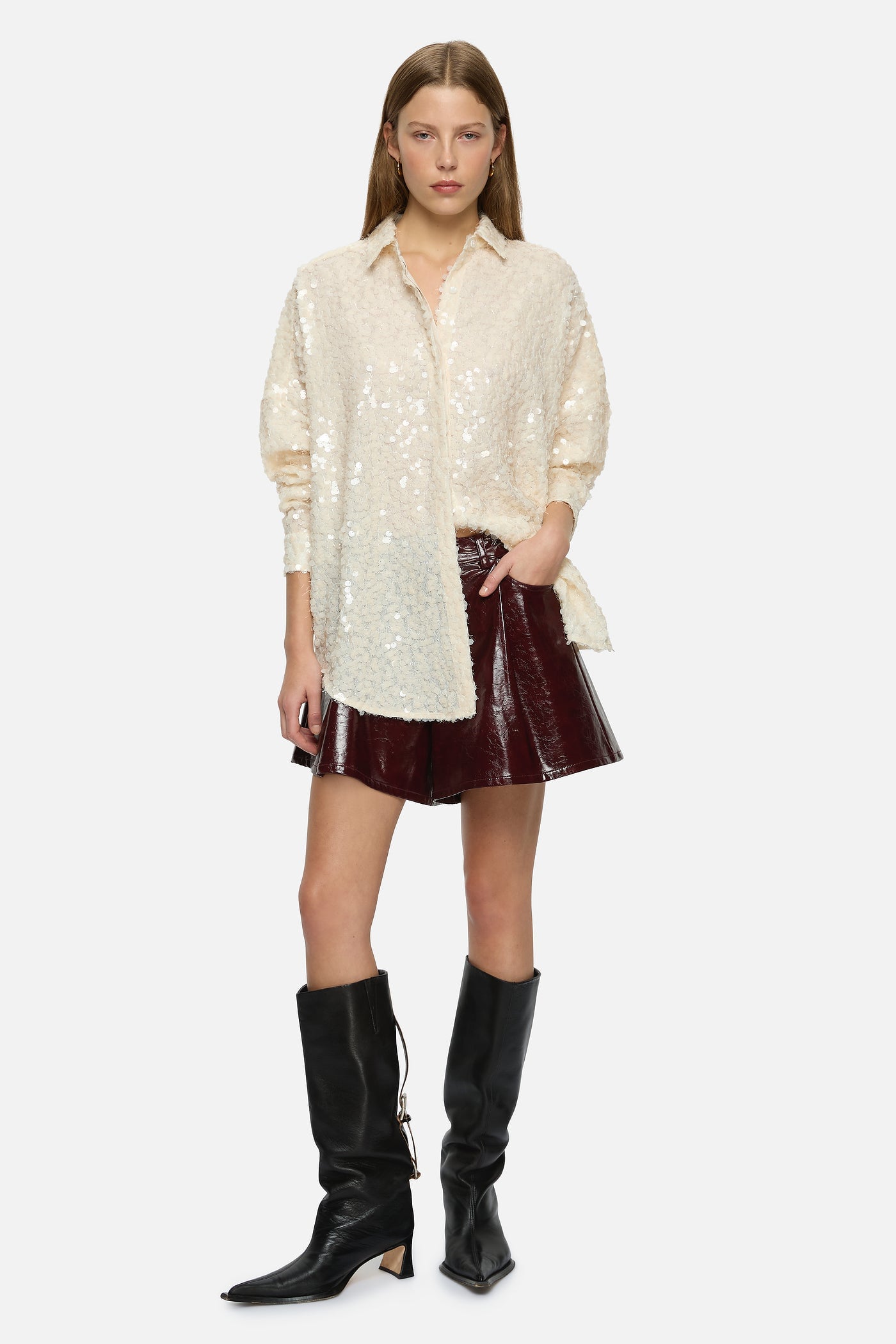 MNBLA170826011713047_3 Blanca Gabriella Shirt Cream - Image 3