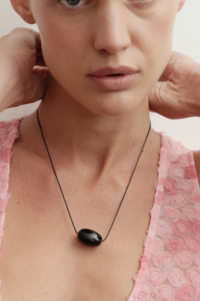 MNBLA170826011713053_2 Blanca Eva Necklace Black - Image 2