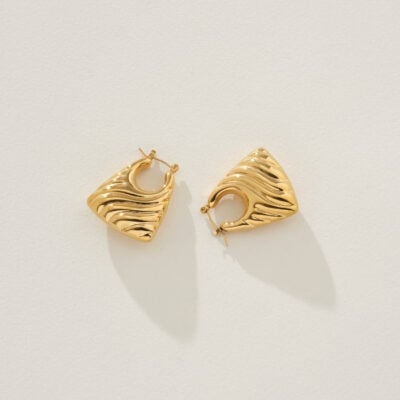 Blanca Anja Hoop Earrings Gold - Image 1
