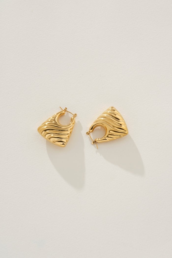 Blanca Anja Hoop Earrings Gold - Image 1