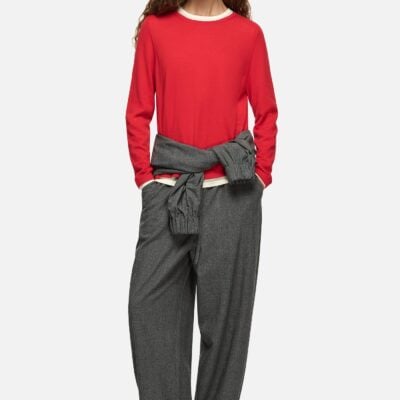 Blanca Amber Layered Sweater Red - Image 1