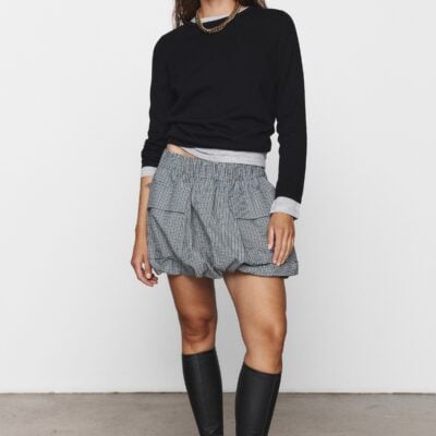 Blanca Amber Layered Sweater Black - Image 2