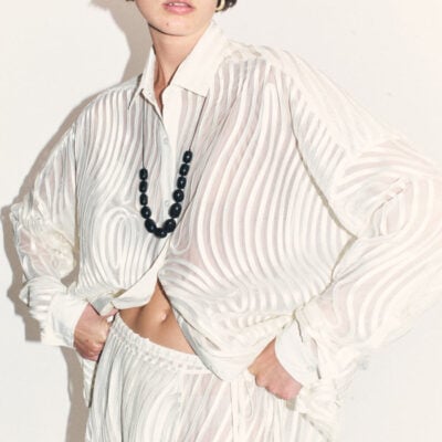 Blanca Mecah Shirt Cream - Image 2