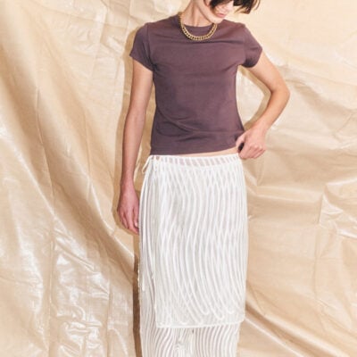Blanca Laina Baby Tee Brown - Image 2